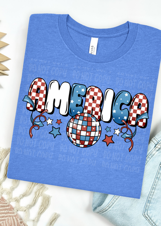 America Disco Bella Canvas T-Shirt