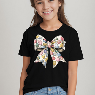 Easter Eggs Coquette Bow KIDS